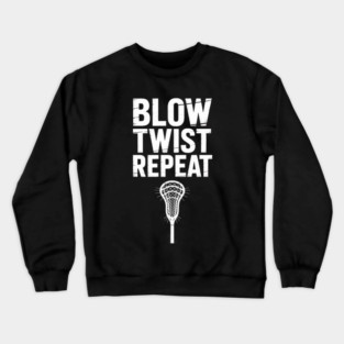 Glassblowing Twist Repeat Glassblower Crewneck Sweatshirt