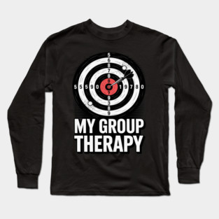 Gun Group Therapy Shooting Range Long Sleeve T-Shirt