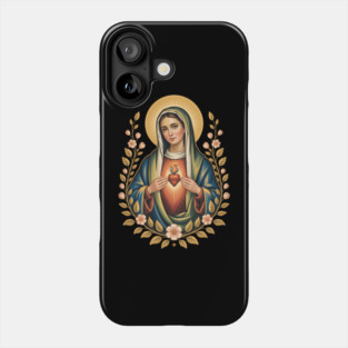 Virgin Mary  Mother Mary  Hail Mary  Our Lady Phone Case
