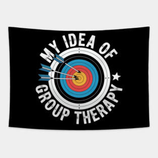 Archery is my Idea of Group Therapy Tapestry