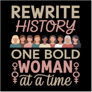 National Women's History Month Womens Feminist Feminism Posters and Art