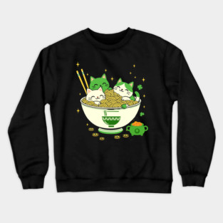 Ramen And Cats Crewneck Sweatshirt