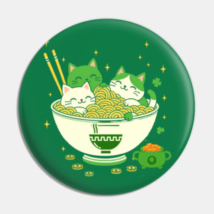 Ramen And Cats Pin