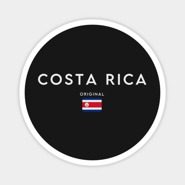 Costa Rica flag, costa rican flag Magnet by eka123