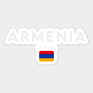Armenia flag, armenian flag Sticker