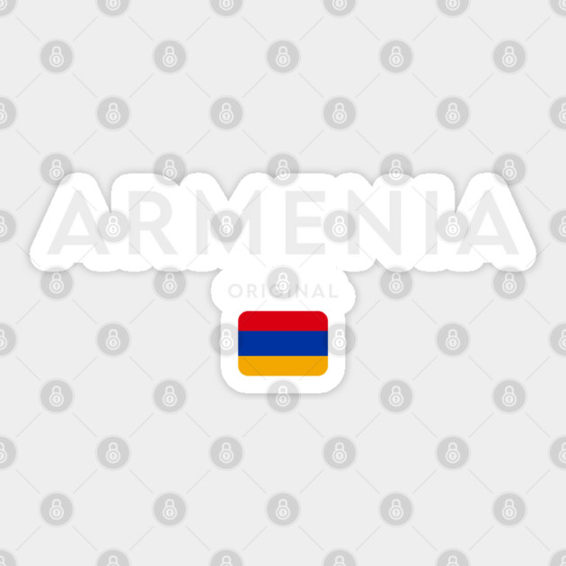 Armenia flag, armenian flag Sticker by eka123