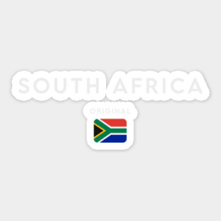 South Africa flag, south african flag Sticker