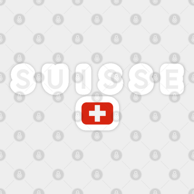 Switzerland flag, swiss flag Sticker by eka123