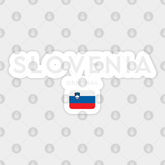 Slovenia flag, slovenian flag Sticker by eka123