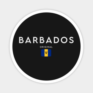 Barbados flag, Barbadian flag Magnet