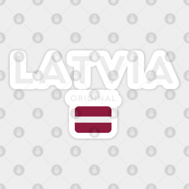 Latvia flag, latvian flag Sticker by eka123