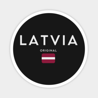 Latvia flag, latvian flag Magnet