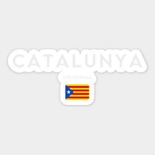 Catalonia flag, catalan flag Sticker