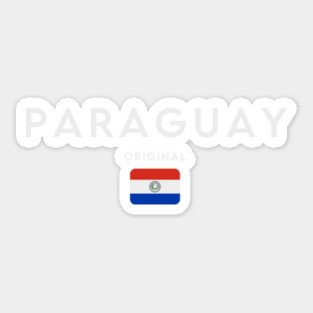Paraguay flag, paraguayan flag Sticker