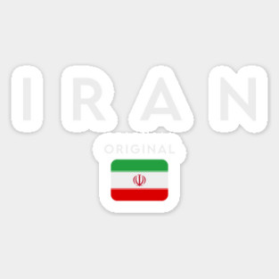 Iran flag, iranian flag Sticker