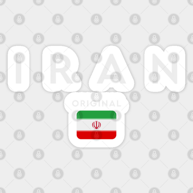 Iran flag, iranian flag Sticker by eka123