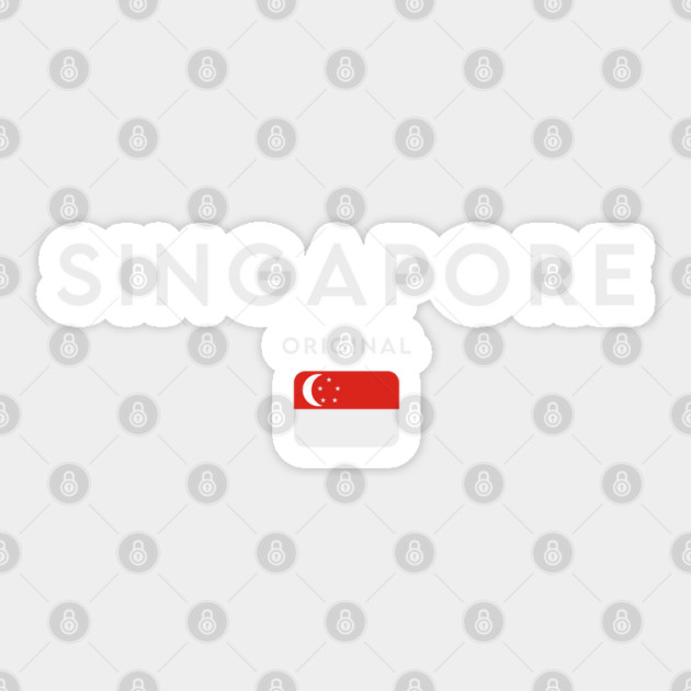 Singapore flag, singaporean flag Sticker by eka123