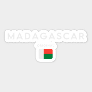 Madagascar flag Sticker