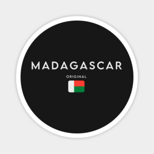 Madagascar flag Magnet
