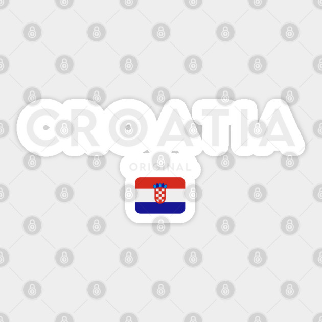 Croatia flag, croatian flag Sticker by eka123