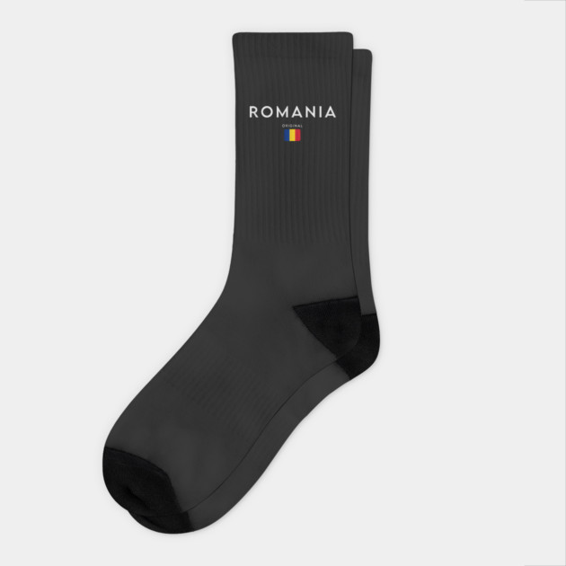 Romania flag, romanian flag Socks by eka123