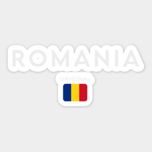 Romania flag, romanian flag Sticker