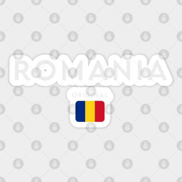 Romania flag, romanian flag Sticker by eka123