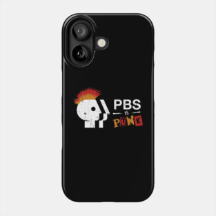 PBS Is Punk Funny Vintage Phone Case
