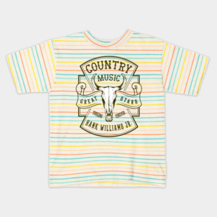 ZZ Hank Williams Jr. Music D5216 Kids T-Shirt