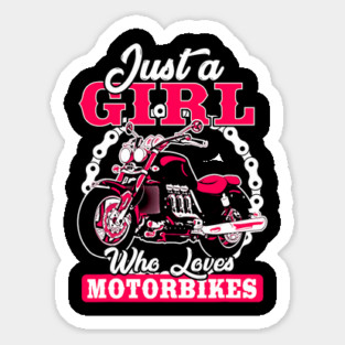 Just a girl Sticker
