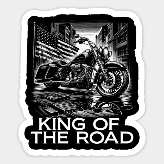 King of the road Magnet by Graphic tees