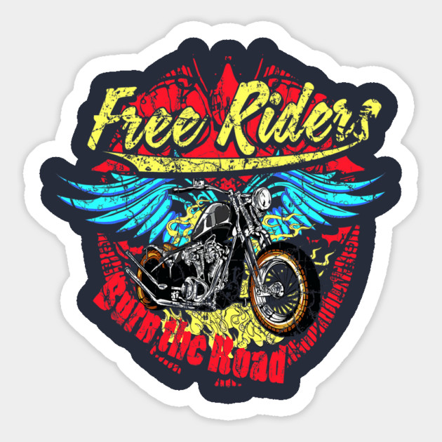 Free rider Magnet by Graphic tees