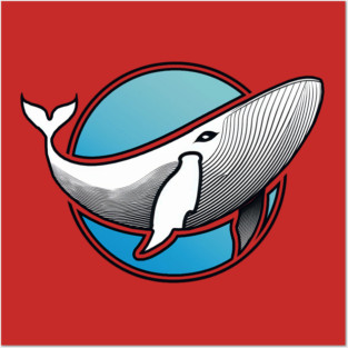 Whale 01 Posters and Art