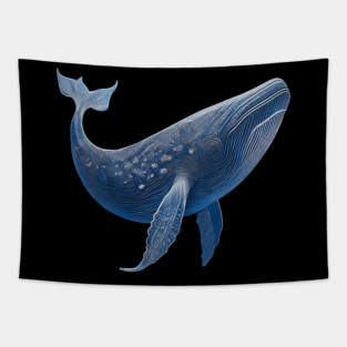 Whale 02 Tapestry