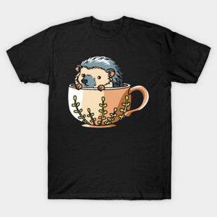 A cute hedgehog in a cup T-Shirt