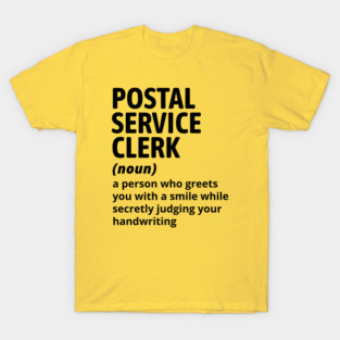Postal Service Clerk - Funny Definition #1 T-Shirt