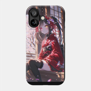 Kurumi Tokisaki Date A Live Anime Amid Sakura Tea Phone Case