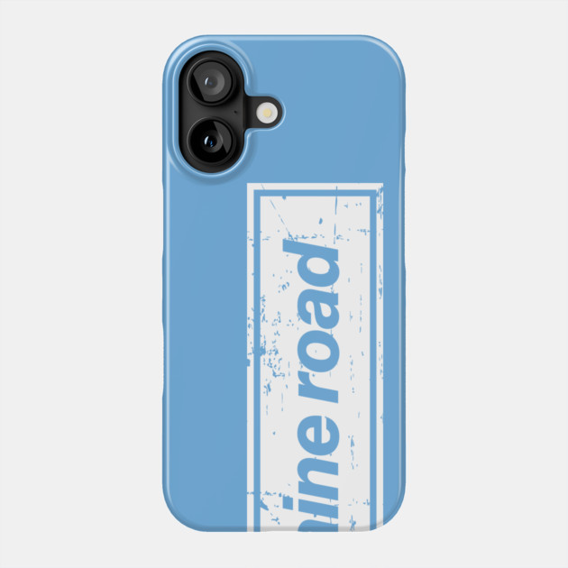 Maine Road White City Oasis Indie Music Manchester Phone Case by Butter Creative