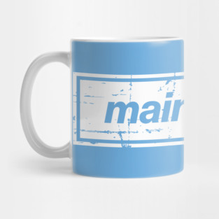 Maine Road White City Oasis Indie Music Manchester Mug