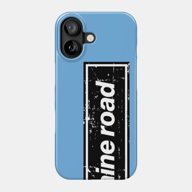 Maine Road Black City Oasis Indie Music Manchester Phone Case by Butter Creative