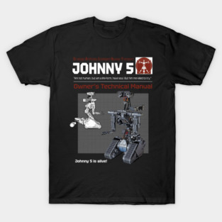 Johnny 5 Owner's Technical Manual Short Circuit T-Shirt