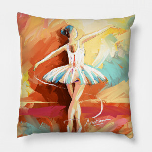 ballet dancer Pillow
