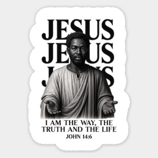 Black Jesus -I Am the Way, The Truth, and the Life Magnet