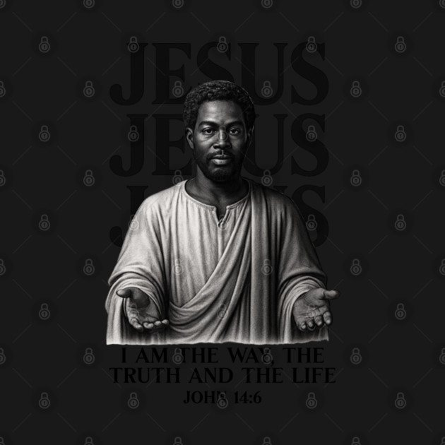 Black Jesus -I Am the Way, The Truth, and the Life by UrbanLifeApparel