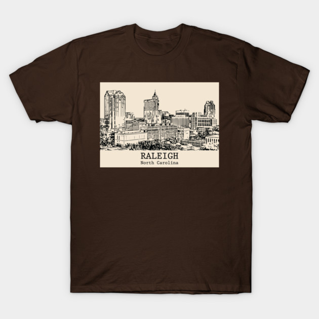 Raleigh - North Carolina T-Shirt by Lakeric