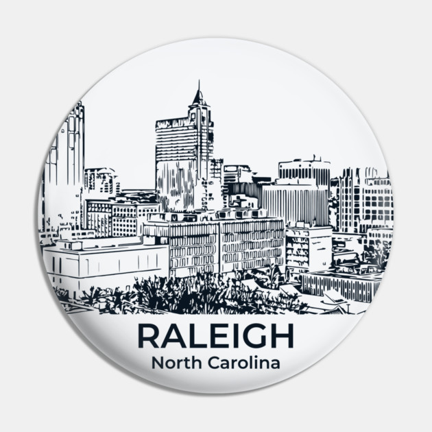 Raleigh - North Carolina Pin by Lakeric