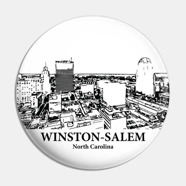 Winston Salem - North Carolina Pin by Lakeric