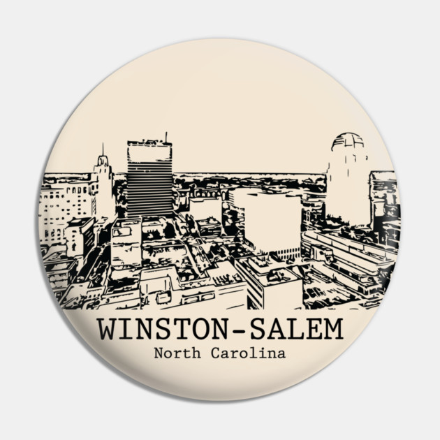 Winston Salem - North Carolina Pin by Lakeric