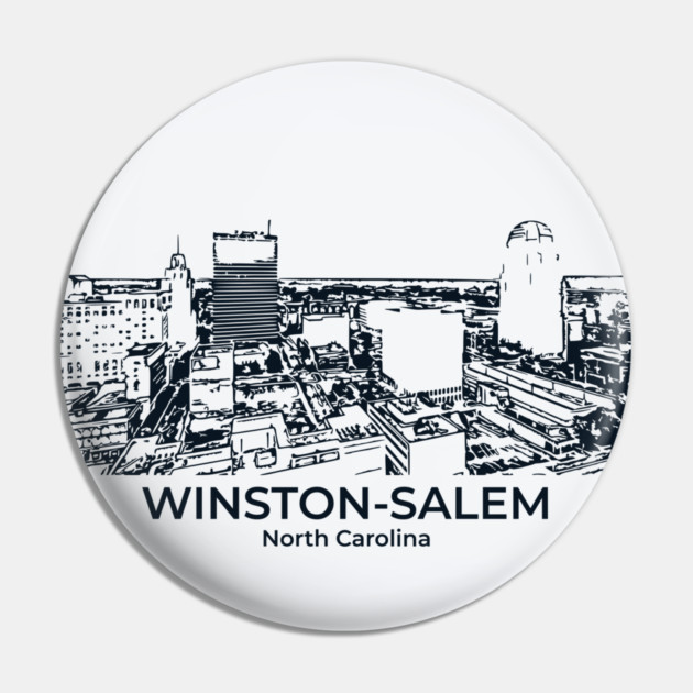 Winston Salem - North Carolina Pin by Lakeric