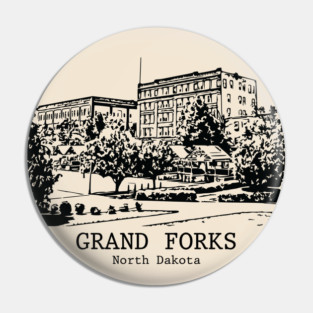 Grand Forks - North Dakota Pin
